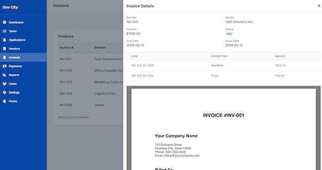 GovUS Dashboard
